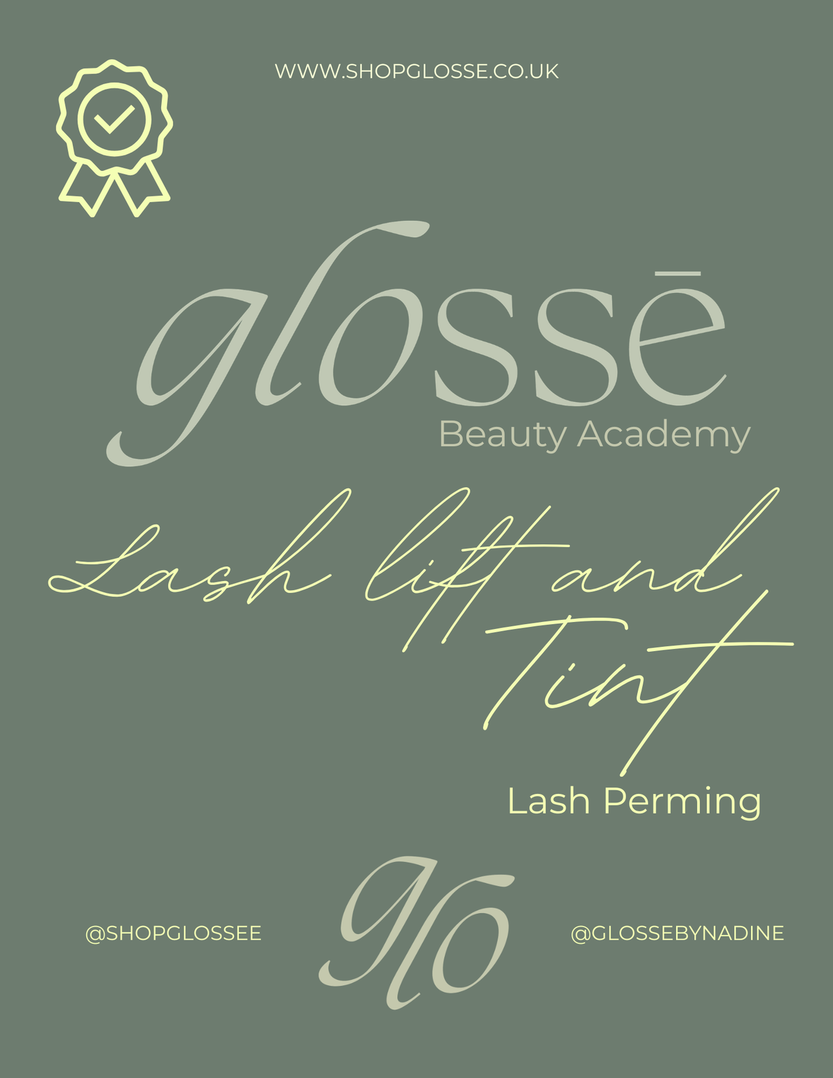 Lash Lift and Tint course